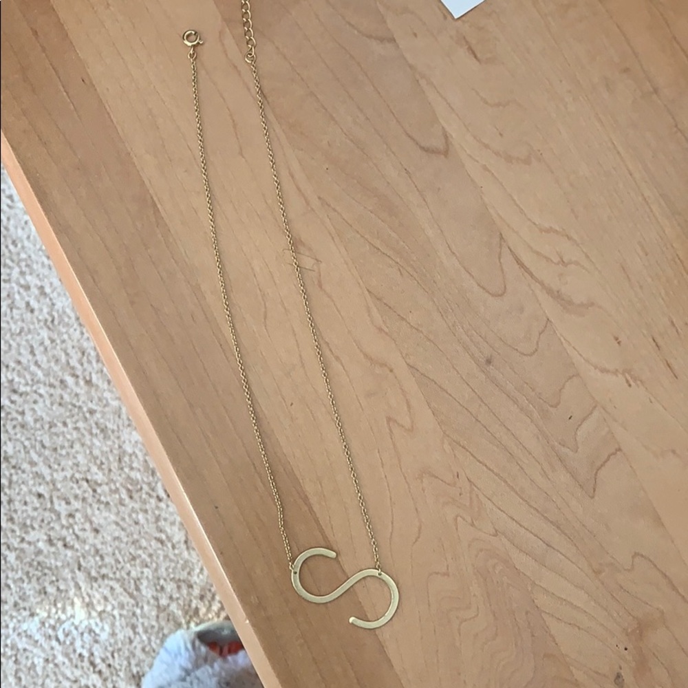 Francesca’s “S” necklace